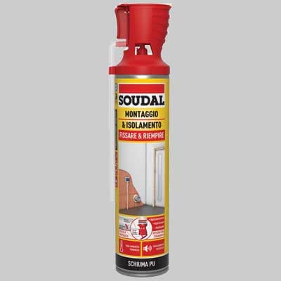 Schiuma Poliuretanica Universale con Applicazione Ml 600 Soudal Ml 600 - 2