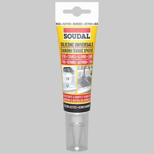 Silicone Universale Ml 60 Soudal Trasparente - 2