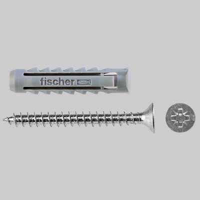 Tassello in Nylon con Vite Truciolare T.s.p. Impronta Pozidrive Fischer - 2
