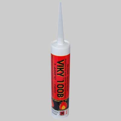 Cemento per Alte Temperature Viky 100B 500 Gr Nero Made in Italy - 2