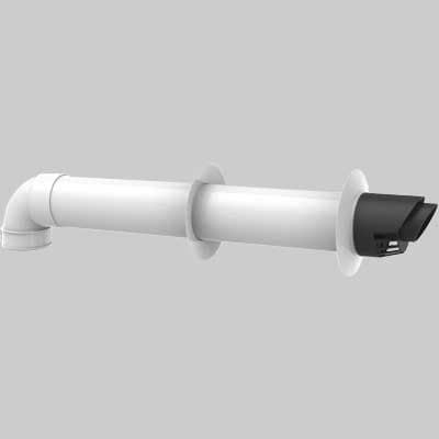 Kit Fumi Orizzontale per Scaldini Beretta 60 100 - 2