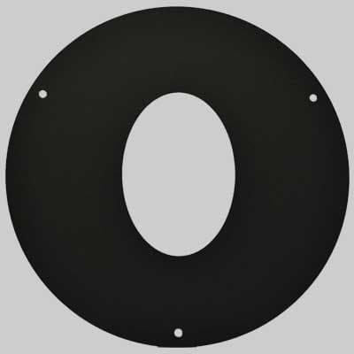 Rosone Coprimuro Ovale Ø 80 Conti - 2