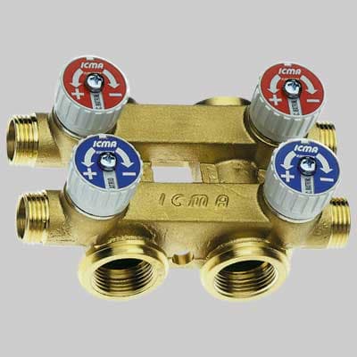 Collettore Totem Caldofreddo M.¾ 2 x 2½ x 16 Icma - 2