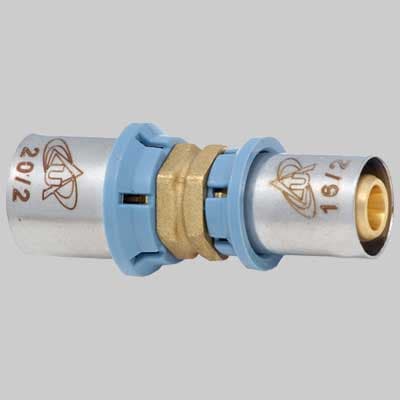 Raccordo Diritto Doppio Ridotto Delt All 26 x 16 Unidelta - 2