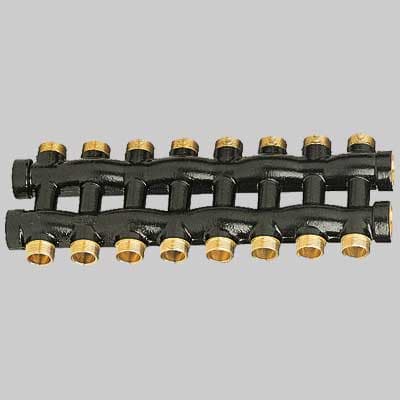 Collettore Compatto M. ¾ Nero 6 x 6 ½ x 16 Icma - 2