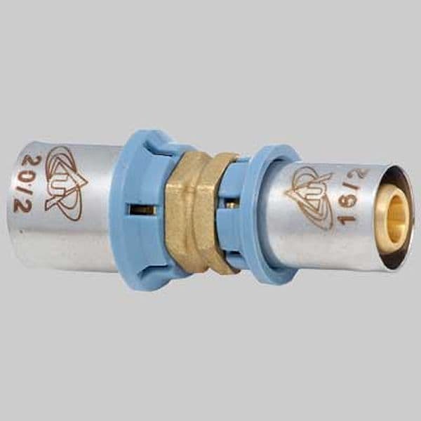 Raccordo Diritto Doppio Ridotto Delt All 26 x 20 Unidelta - 2