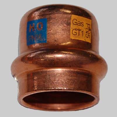 Tappo Femmina Rame a Pressare 35 Made in Italy - 2