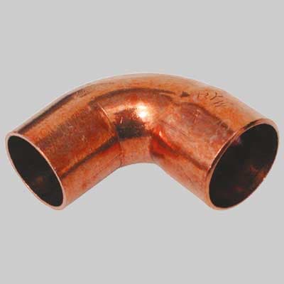 Gomito Rame a Saldare Maschio Femmina 18 x 18 Made in Italy - 2