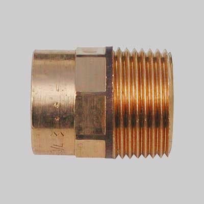 Niples Bronzo Filettato Maschio a Saldare Femmina 28 x 1 Made in Italy - 2