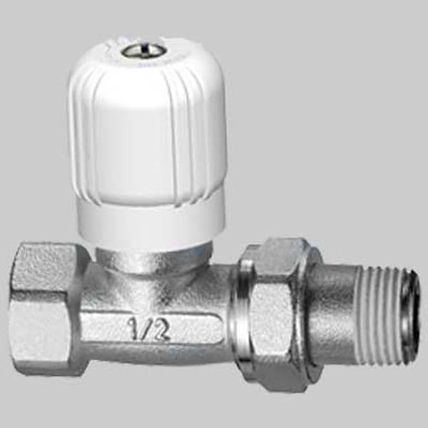 Valvola Far Diritta Attacco Ferro 3/8 x 3/8 - 2