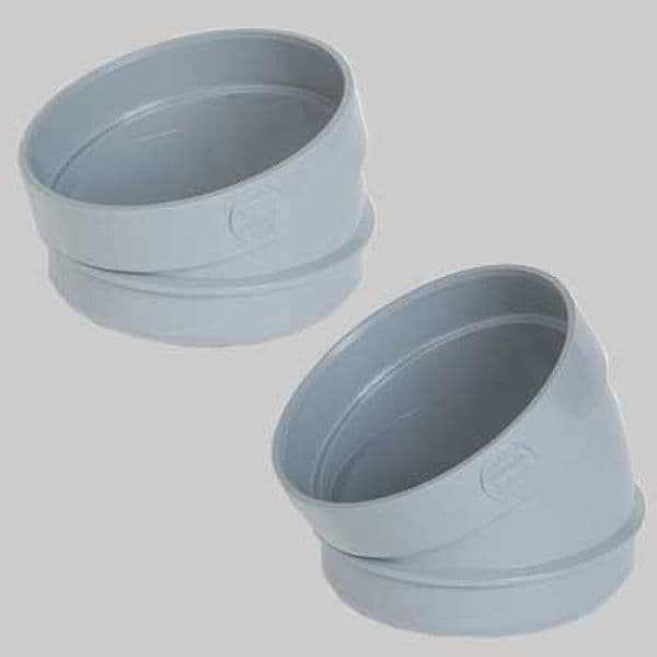 Settore a Gomito Mf Nicoll Ø 100 15 ° - 2