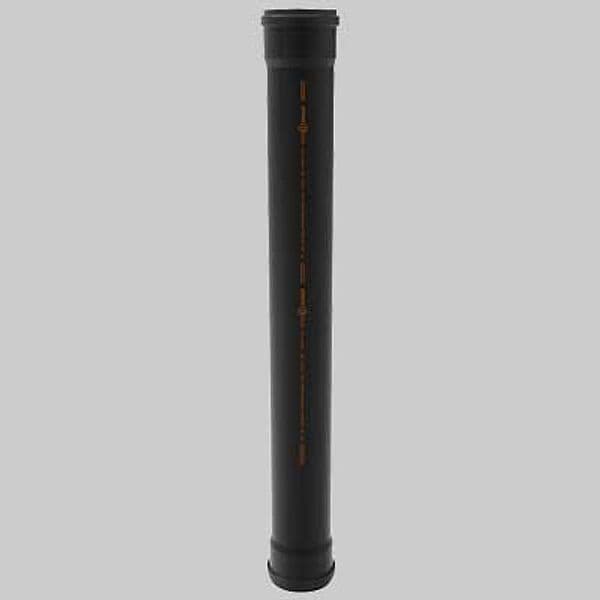 Tubo Phono Black 2 Bicchieri Dm 100 cm 100 Redi - 2