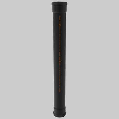 Tubo Phono Black 2 Bicchieri Dm 100 cm 100 Redi - 2