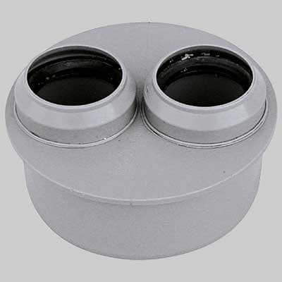 Tampone Riduzione Doppio con Or PP Htem 110 40 x 40 Wavin - 2