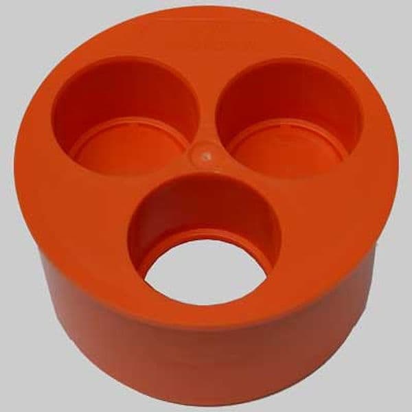 Tampone 3 Fori 100 x 404040 Made in Italy