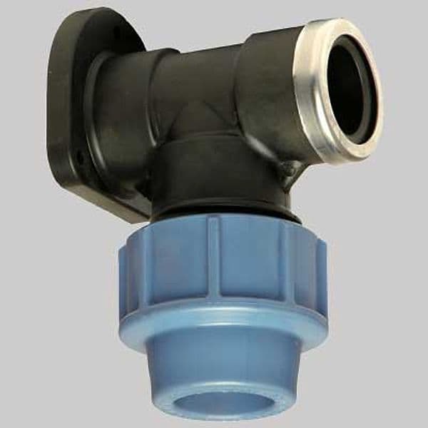 Raccordo Murale a Gomito Plastica 25 x 3/4 Unidelta