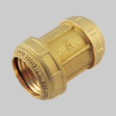 Raccordo Diritto Doppio PN 25 Cobraring 40 x 40 Tiemme - 2
