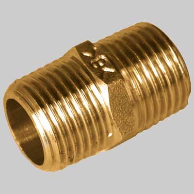 Niples Lungo 7 Filetti Ottone Giallo 1¼ Made in Italy - 2