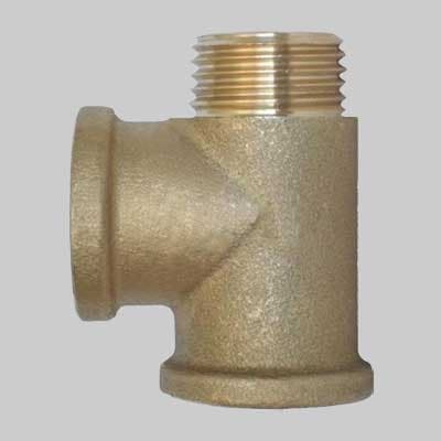 Raccordo Tee Ffm Ottone Giallo 3/4 Made in Italy - 2