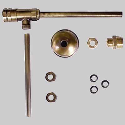 Rubinetto per Cassetta WC Doppia Cannetta Bronzato ? x 10 Made in Italy - 2
