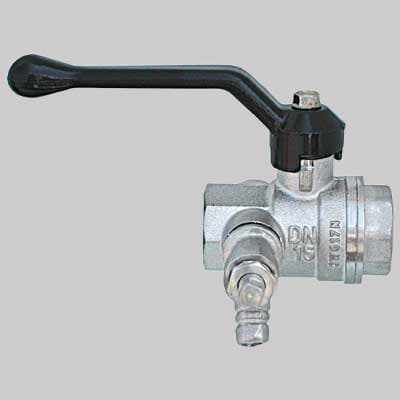 Valvola con Rubinetto Spurgo e Tappo Leva Alluminio 1 Bugatti - 2