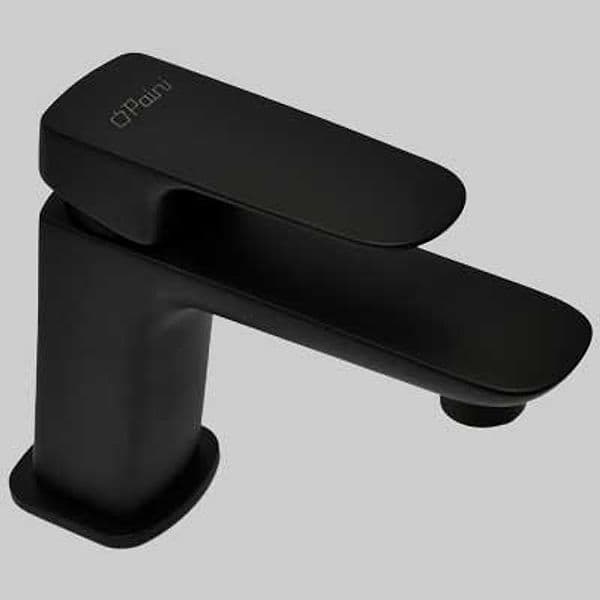 Monocomando Lavabo Nove Nero Senza Scarico Paini