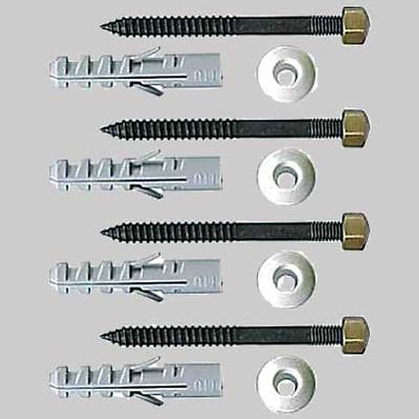 Kit Fissaggi Vaso Bidet Bronzati 6 x 80 Made in Italy - 2