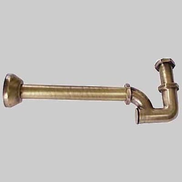 Sifone a Colonna con Rosone Bronzato 11/4 Made in Italy - 2