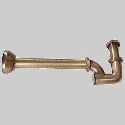 Sifone a Colonna con Rosone Bronzato 1¼ Made in Italy - 2