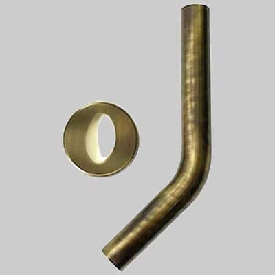 Tubo a 45 ° per Cassetta Alta Bronzato Made in Italy Ee ? 30 - 2