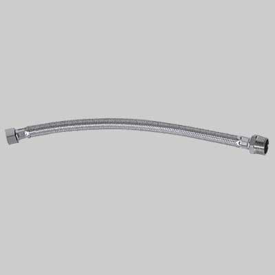 Tubo Flessibile in Acciaio Gigante F ½ x M ? Cm 30 Made in Italy - 2