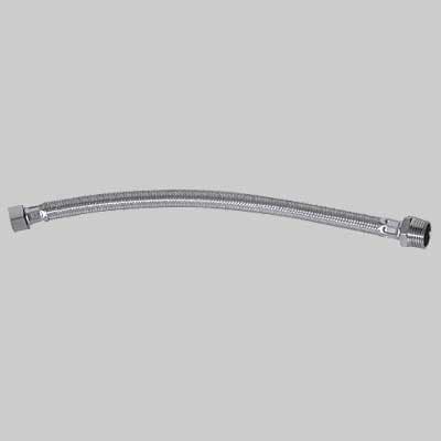 Tubo Flessibile in Acciaio Gigante F ? x M ½ Cm 25 Made in Italy - 2