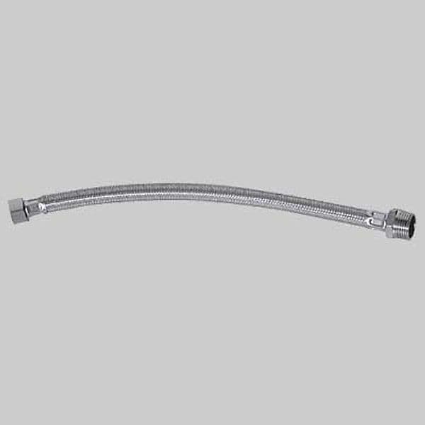 Tubo Flessibile in Acciaio Gigante F 3/8 x M 1/2 Cm 50 Made in Italy - 2
