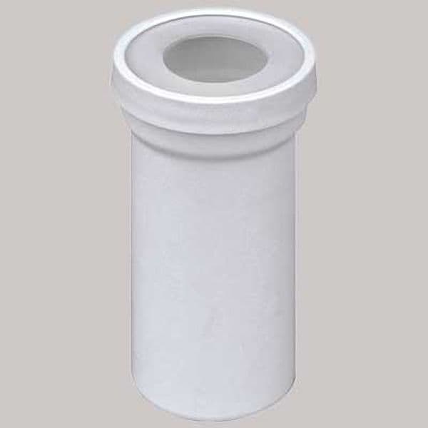 Tronchetto WC con Guarnizione PVC Ø 100 Made in Italy - 2