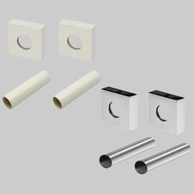 Kit Copritubo Quadro Bianco Made in Italy - 2
