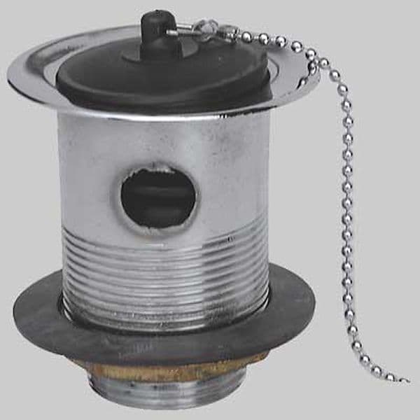 Pilettone in Ottone Cromato 11/4 Ø 80 Made in Italy - 2