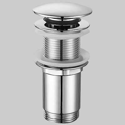 Piletta per Lavabo con Tappo a Pressione 1¼ S Troppo Pieno Made in Italy - 2
