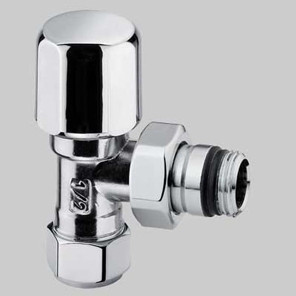 Valvola D Arredo a Squadra Cromata 3/8 x 2419 Arteclima