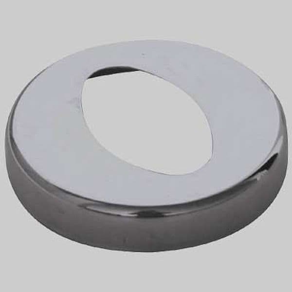 Rosone Foro Ovale per Curva a 45 ° Made in Italy - 2