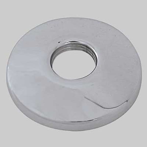 Rosone Filettato in Ottone Cromato 1/2 Ø Esterno Mm 65 Made in Italy