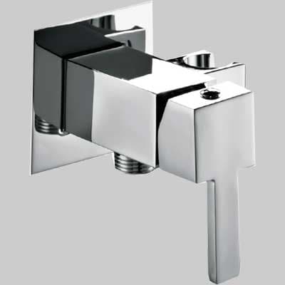 Miscelatore Incasso Quadrato con Supporto Laterale Integrato Cromo ½ M - 2