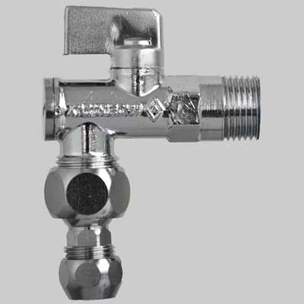 Rubinetto Filtro Sttolavabo 775 a Sfera con Snodo 1/2 x 10 C Rosetta - 2