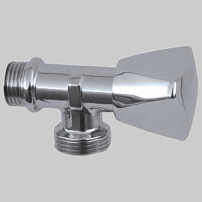 Rubinetto per Lavatrice a Vitone ½ x ¾ Cromato Made in Italy - 2