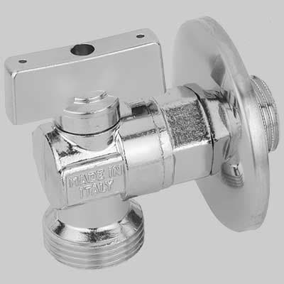 Rubinetto Lavatrice a Sfera 883 ½ x ¾ con Rosone Bugatti - 2