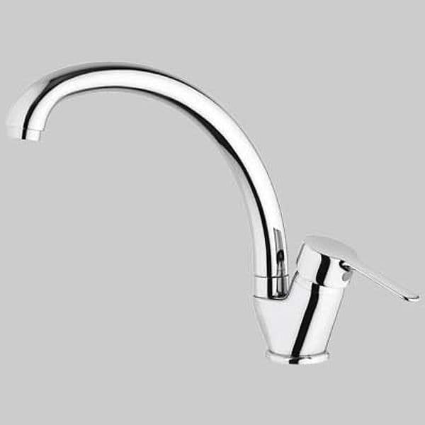 Monocomando Lavello con Bocca Alta P3 Cromo Paini - 2