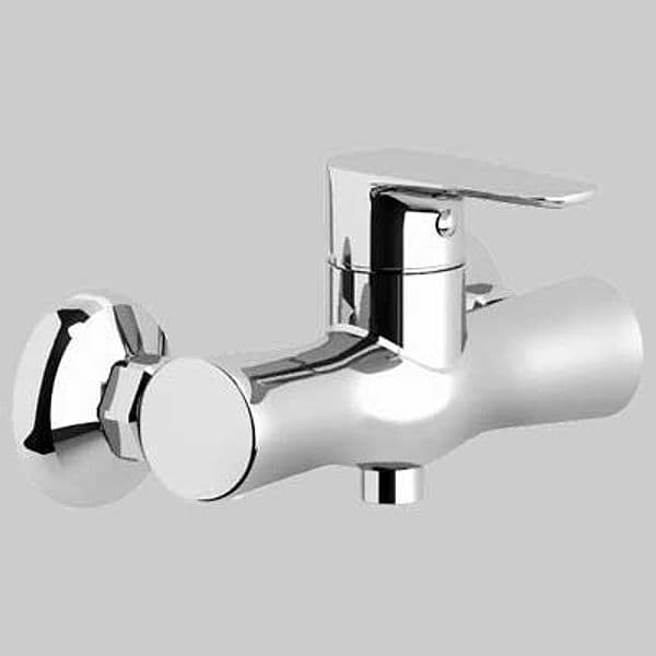 Rubinetto Miscelatore Doccia Esterno Ecostyle Cromo Ponsi - 2