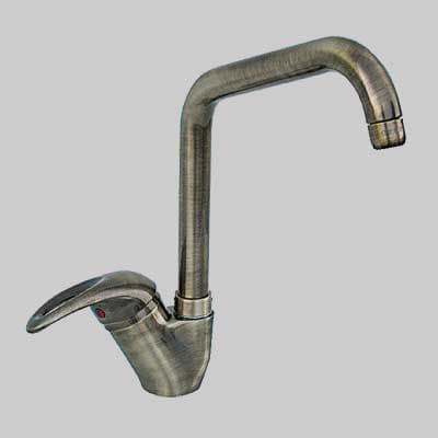 Rubinetto Miscelatore Lavello Cucina Girevole Mix 40 Bronzo Eurorama - 2
