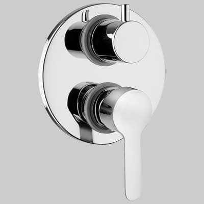 Rubinetto Miscelatore Doccia Incasso con Deviatore Cromo Paini - 2