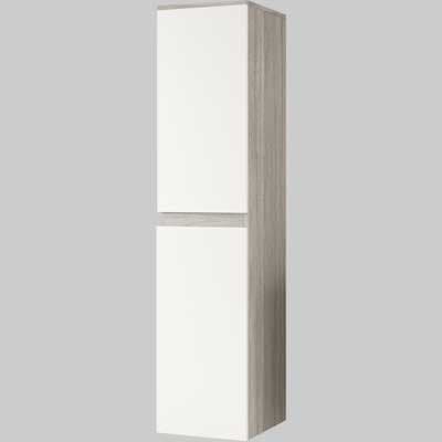 Colonna da Bagno Sospesa Eva Rovere Fumo Bianco Lucido Savinidue - 2