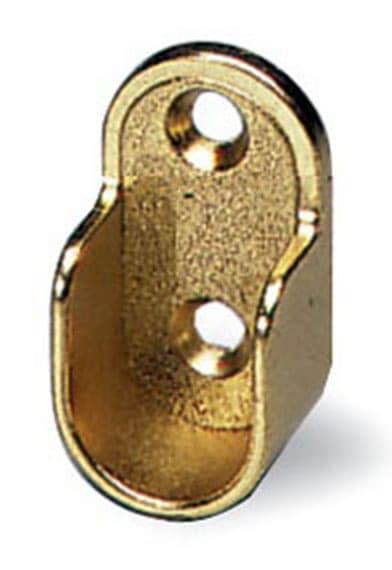 Reggitubo Laterale Zama D 18 mm Ottonato 50 Pezzi - 2